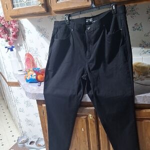 Terra & Sky Women's Skinny Black Jeans